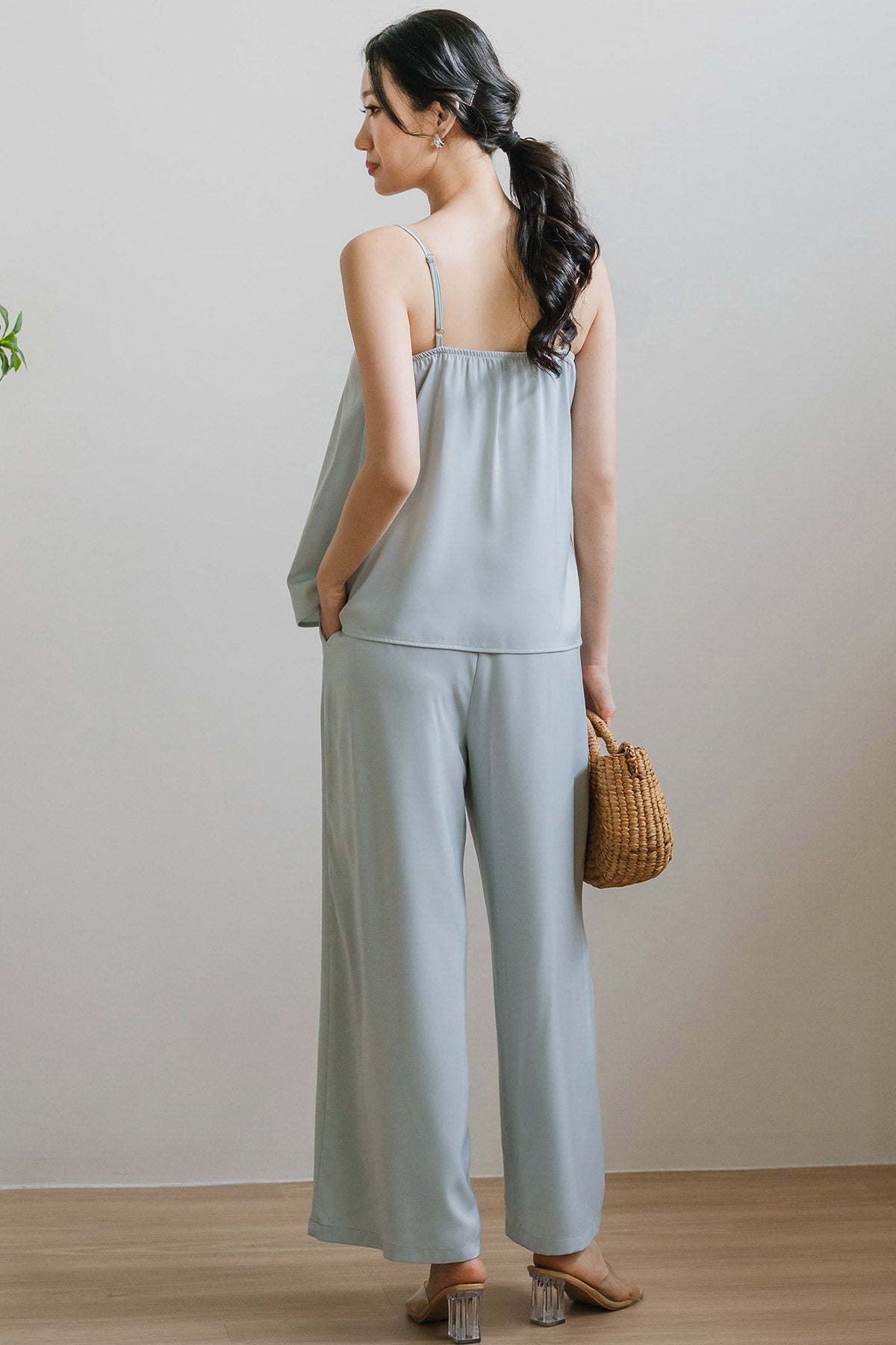 Luna Flow Padded Top (Pale Blue)