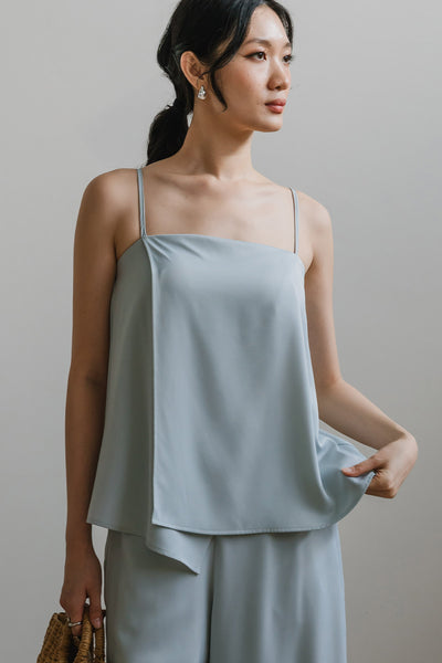 Luna Flow Padded Top (Pale Blue)