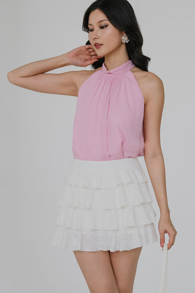 Lenora Halter Top (Pink)