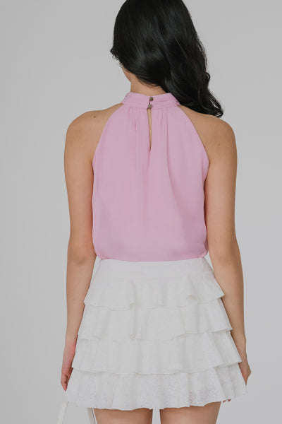 Lenora Halter Top (Pink)