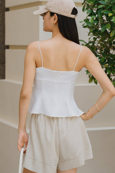 Kylie Padded Top (White)