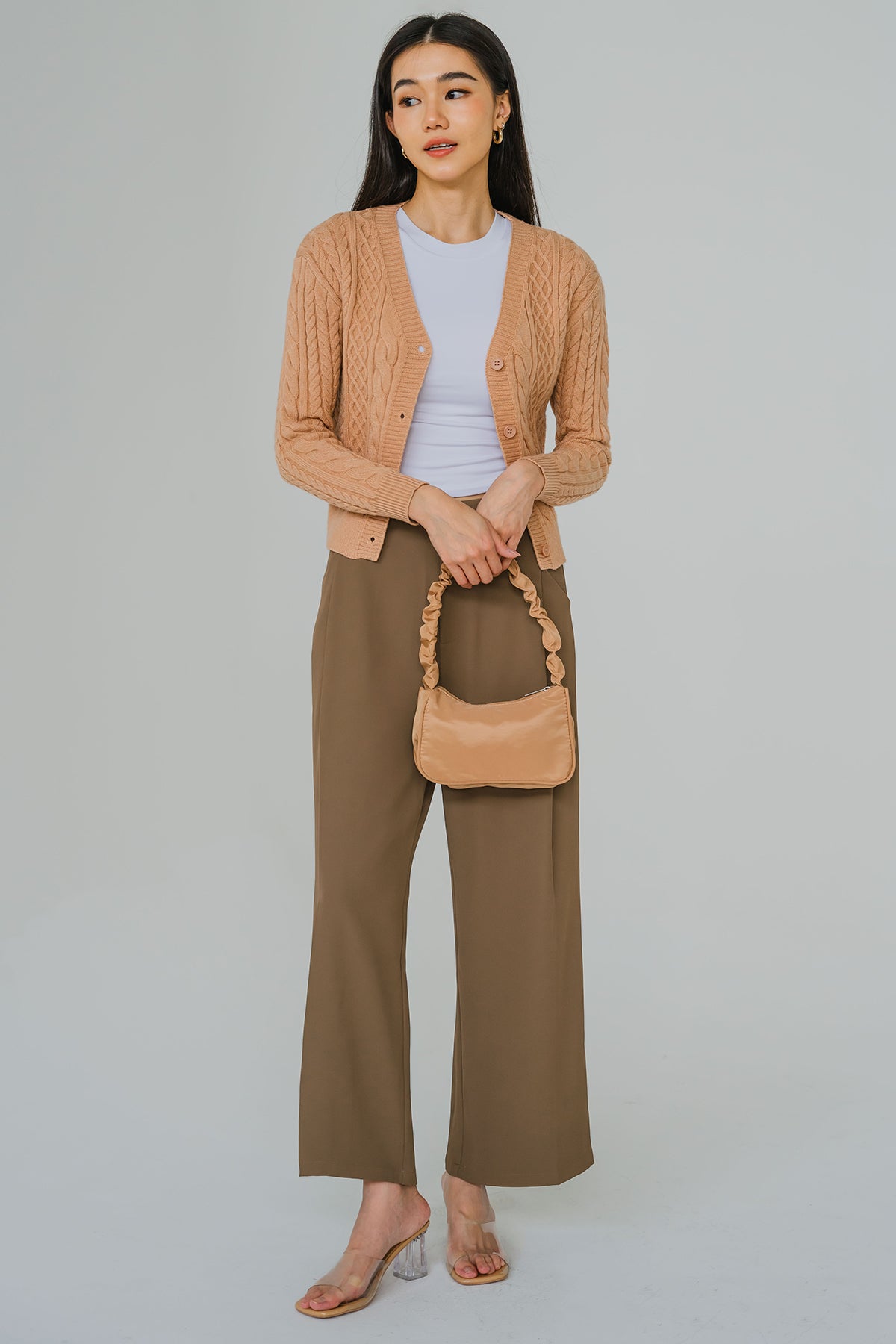 Daily Muse Knit Cardigan (Caramel)