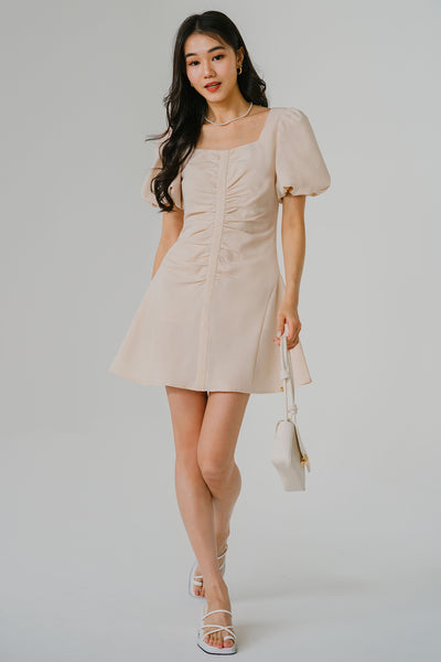 Summer Stroll Romper Dress (Blush)