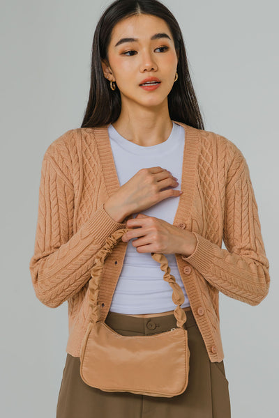 Daily Muse Knit Cardigan (Caramel)