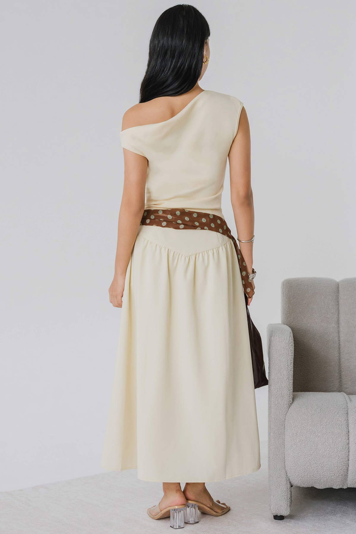 Aless One Shoulder Top (Yellow)