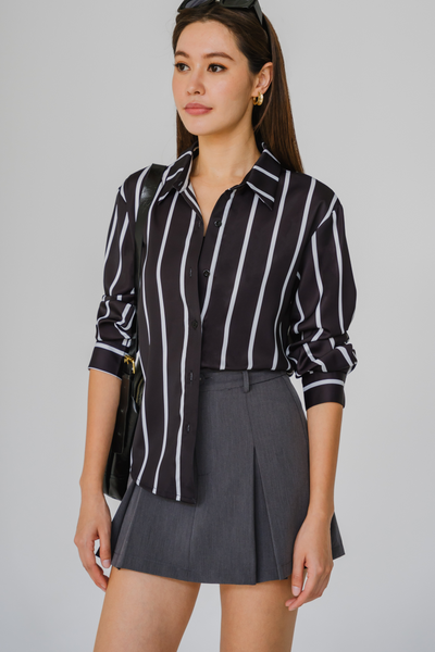 Amore Stripe Shirt (Black)