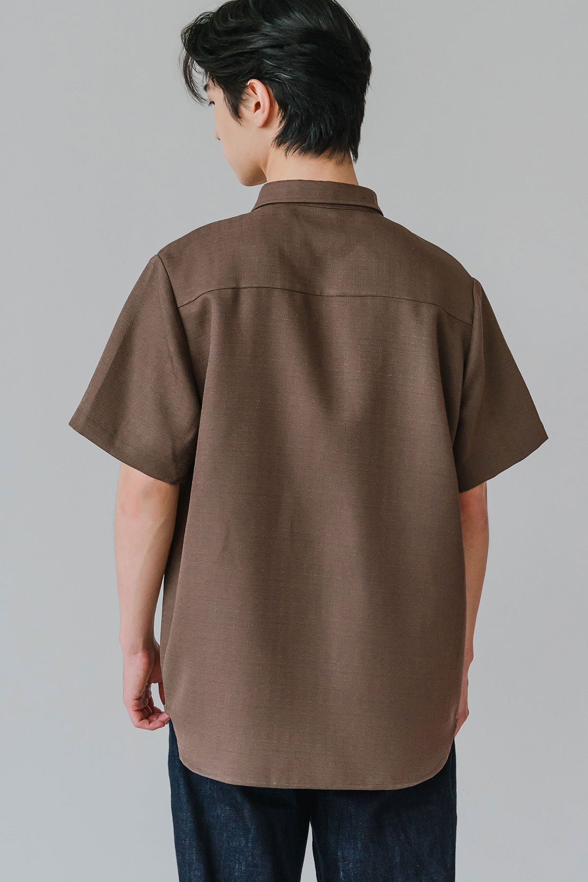 Rowan Collar Shirt (Brown)