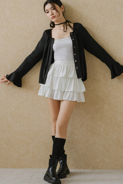 The Poet’s Tie Blouse (Black)