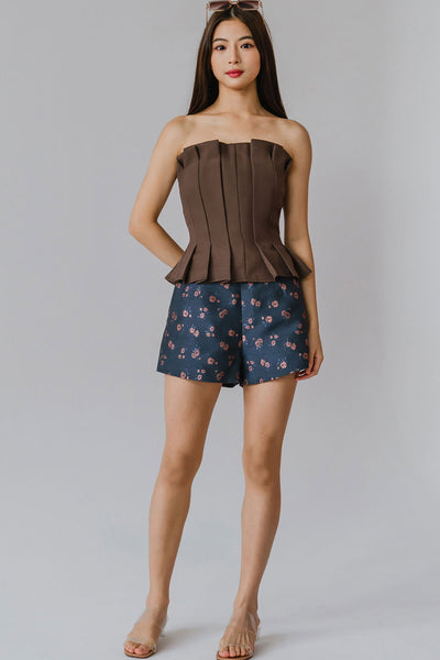 Rowan Bandeau Top (Brown)