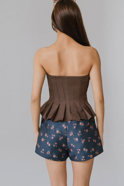 Rowan Bandeau Top (Brown)