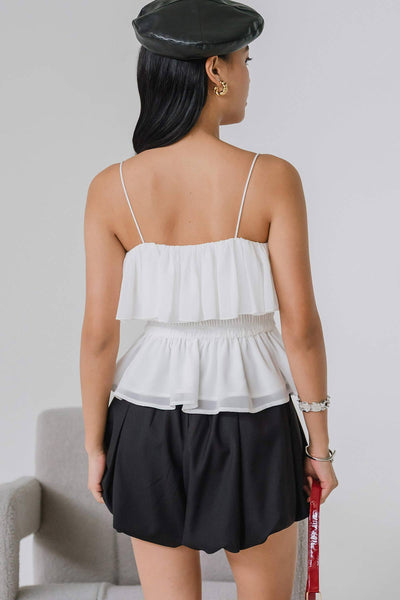 Marissa Ruffle Top (White)