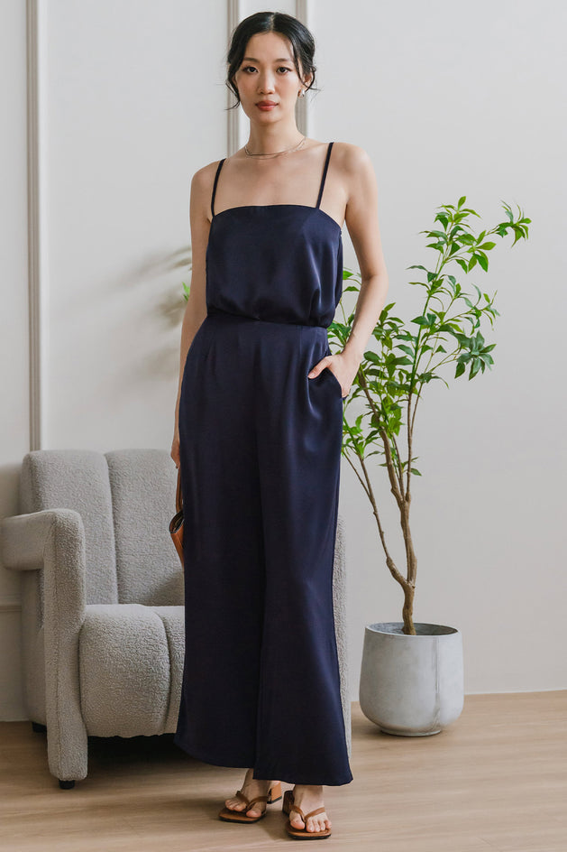Luna Flow Pocket Pants (Navy)