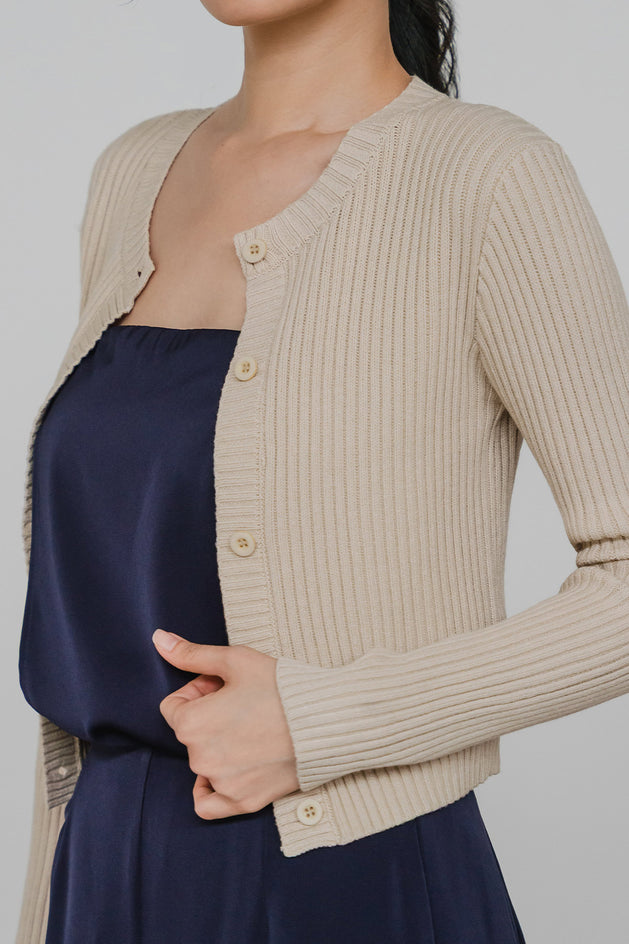 Aspen Knit Cardigan (Sand)