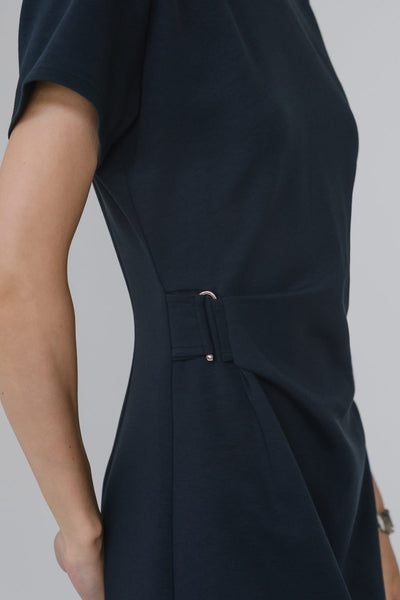 Inessa Cotton Dress (Navy)