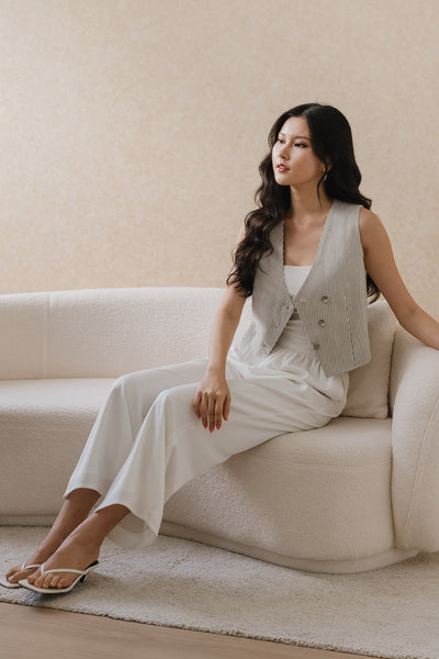 Ingrid Vest (Pinstripe)