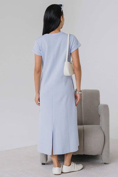 For Keeps Midi Dress (Sky Blue)