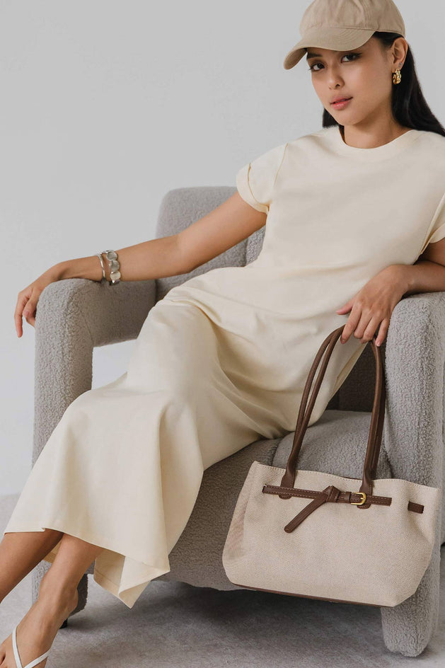 For Keeps Midi Dress (Yellow)
