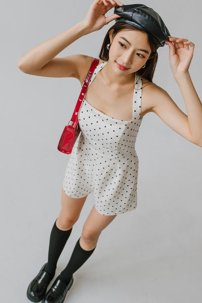 Mimi’s Padded Romper (Polka)