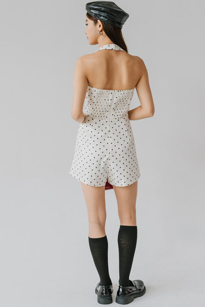 Mimi’s Padded Romper (Polka)