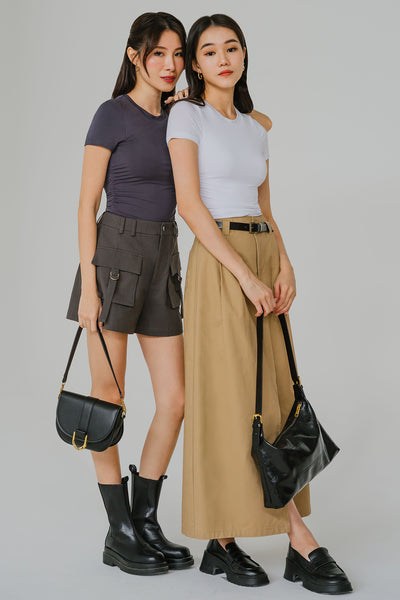 Belted Terrain Skirt (Khaki)