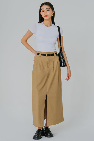 Belted Terrain Skirt (Khaki)