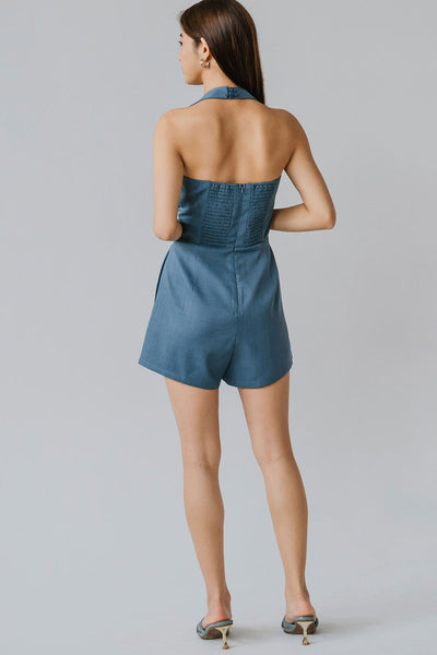 Mimi’s Padded Romper (Blue)