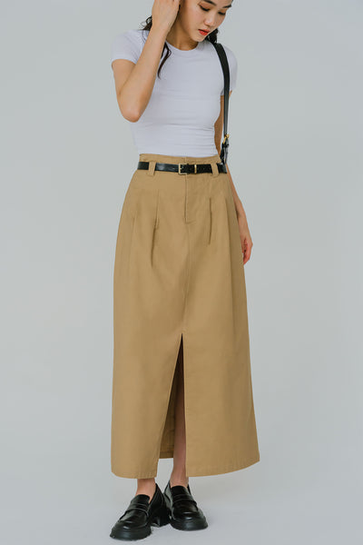 Belted Terrain Skirt (Khaki)