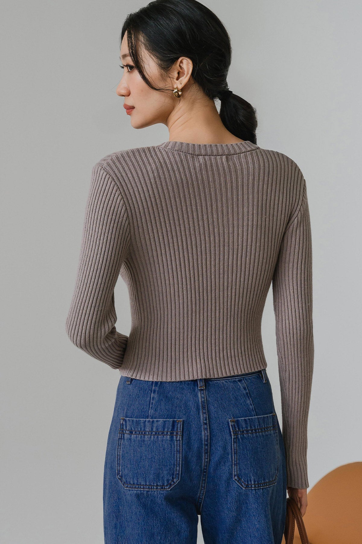 Aspen Knit Cardigan (Gray)