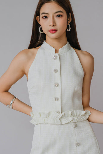 Restock* Spring Glow Top (Ivory)