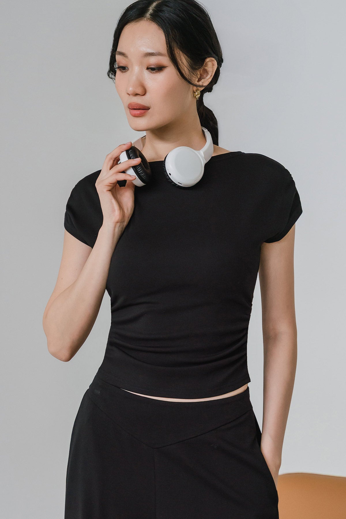 Off Duty Padded Top (Black)