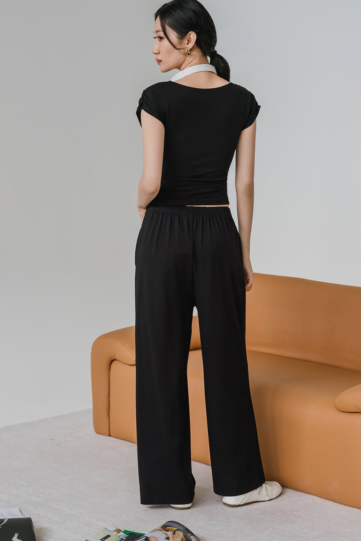 Off Duty Padded Top (Black)