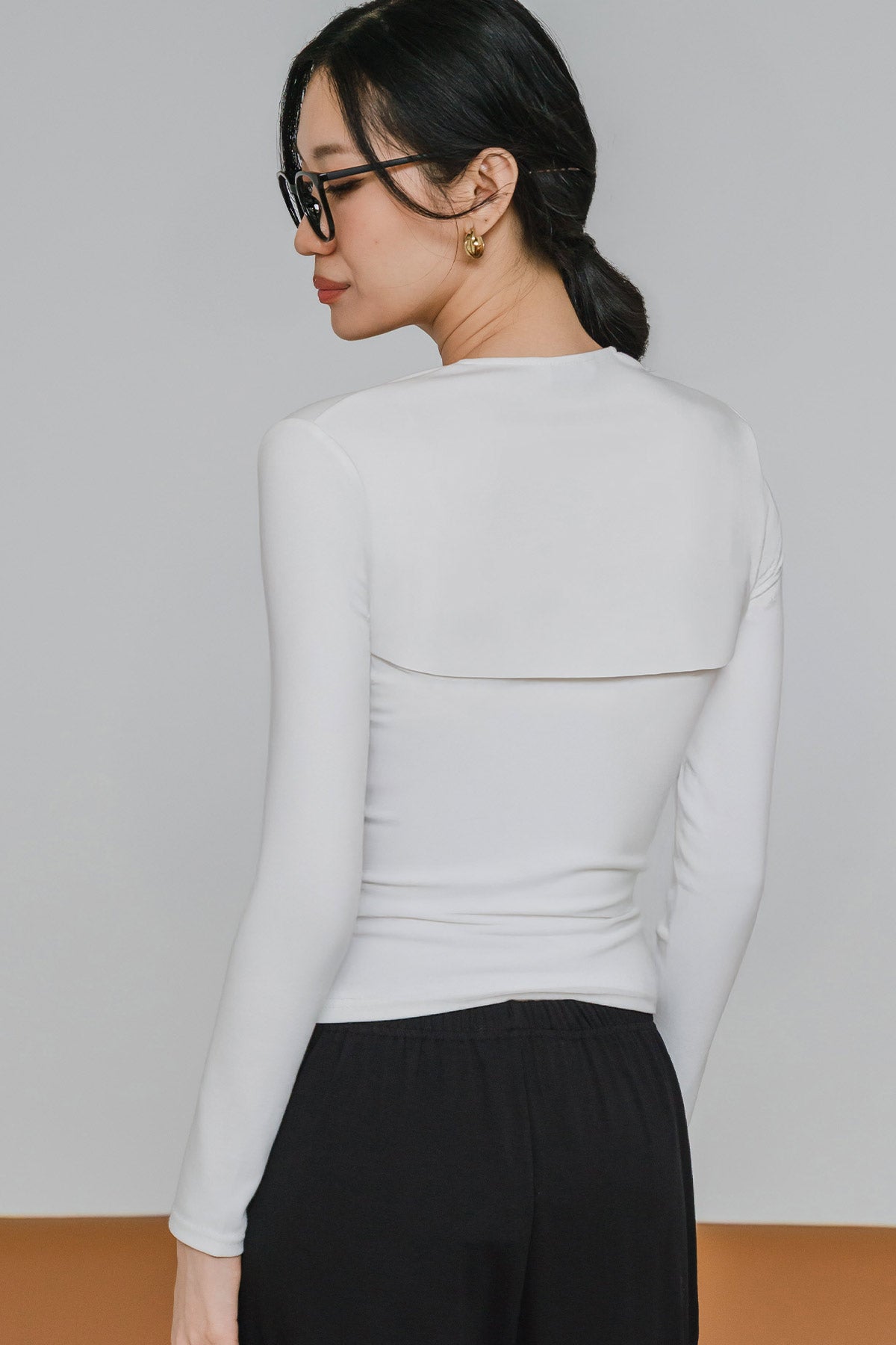 Momentum Padded Shrug Set (White)