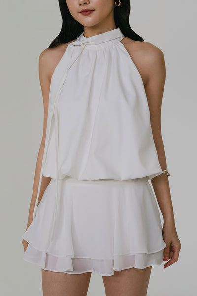 Monique Tie Top (White)