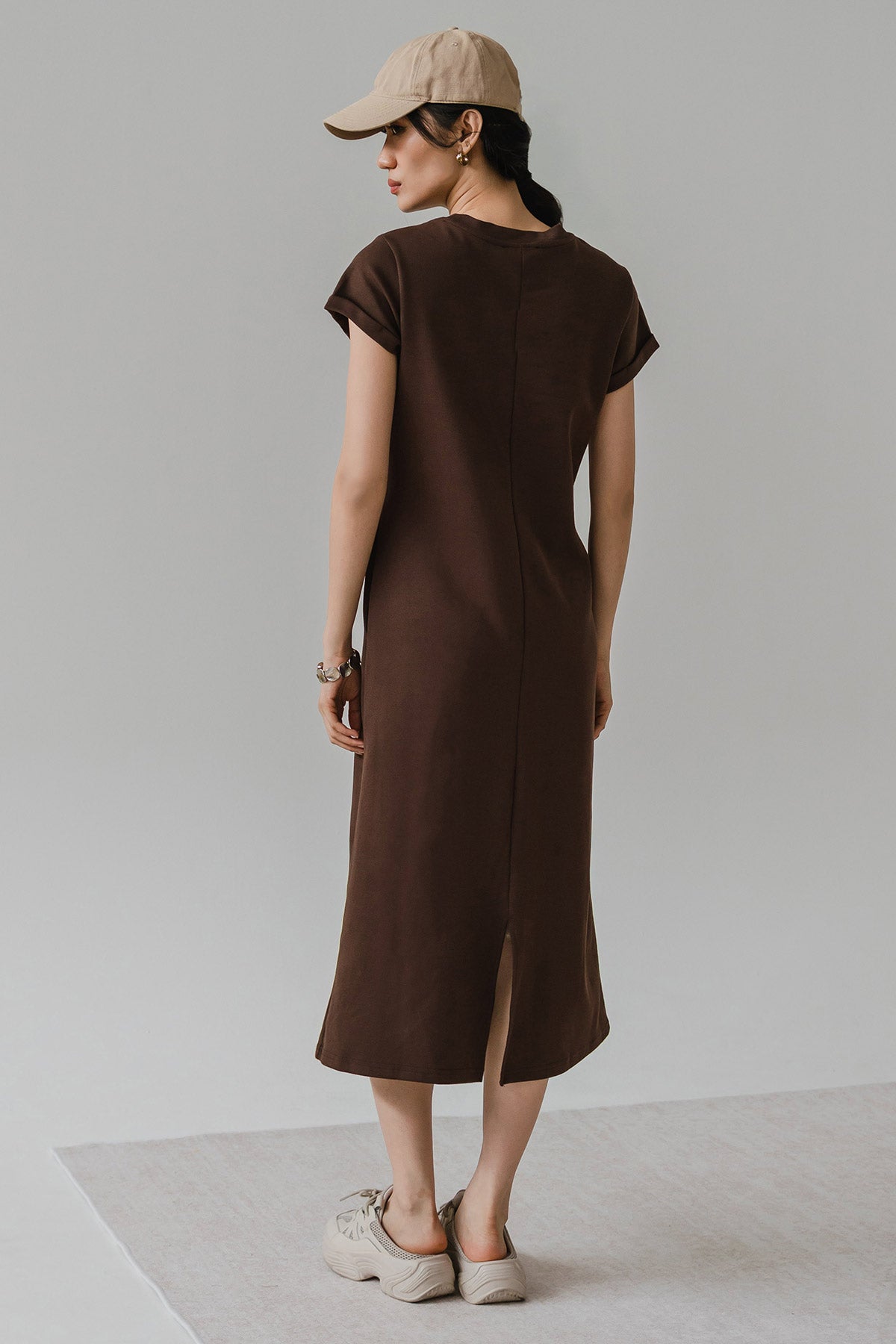 PO* For Keeps Midi Dress (Espresso)
