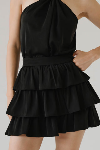 Velarie Tier Skort (Black)