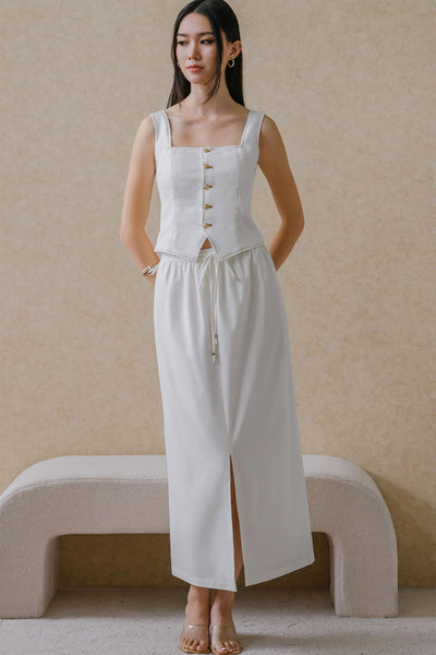 Peyton Padded Top (White)