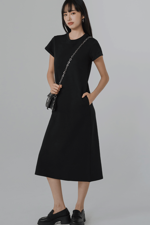 PO* For Keeps Midi Dress (Black)