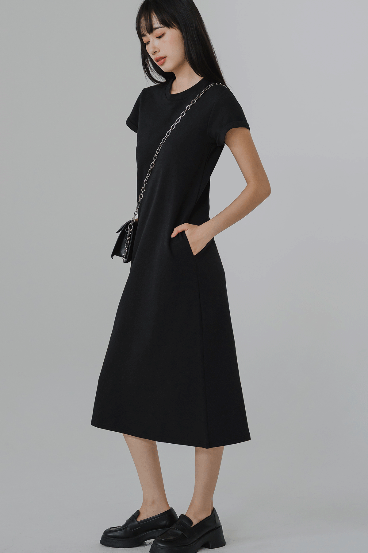 PO* For Keeps Midi Dress (Black)