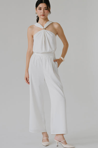 Khalessi Halter Top (White)