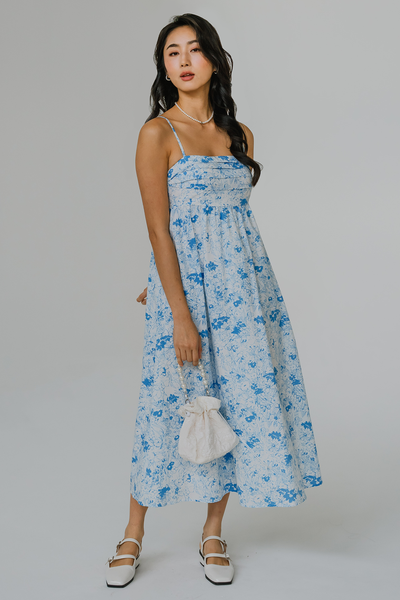 Eternal Sunshine Padded Maxi Dress (Porcelain)