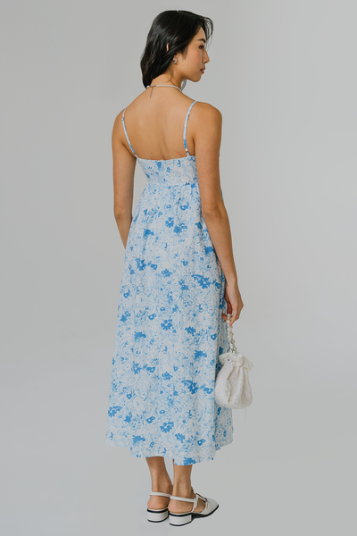 Eternal Sunshine Padded Maxi Dress (Porcelain)