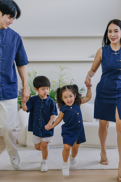 Mini Denim Charm Dress