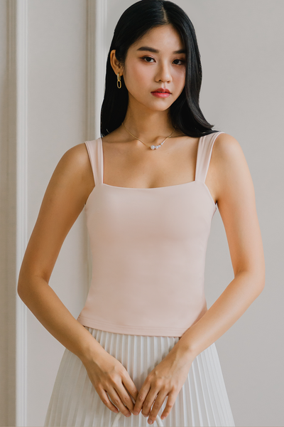 Crowd Favourite Padded Top (Blush)