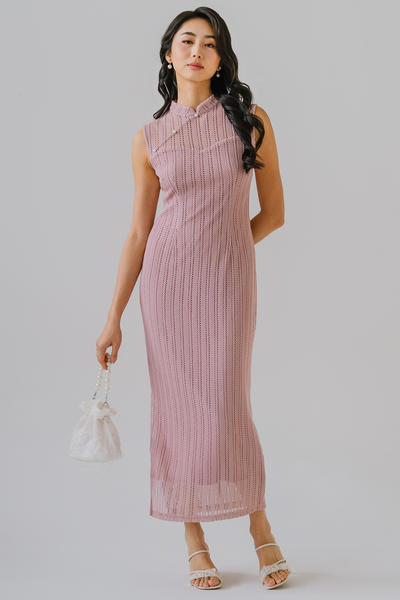 Preorder* Weave Of Time Cheongsam (Pink)