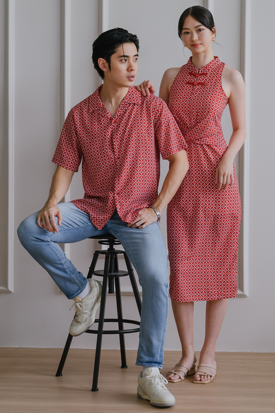 Dawn of Time Cheongsam (Red)