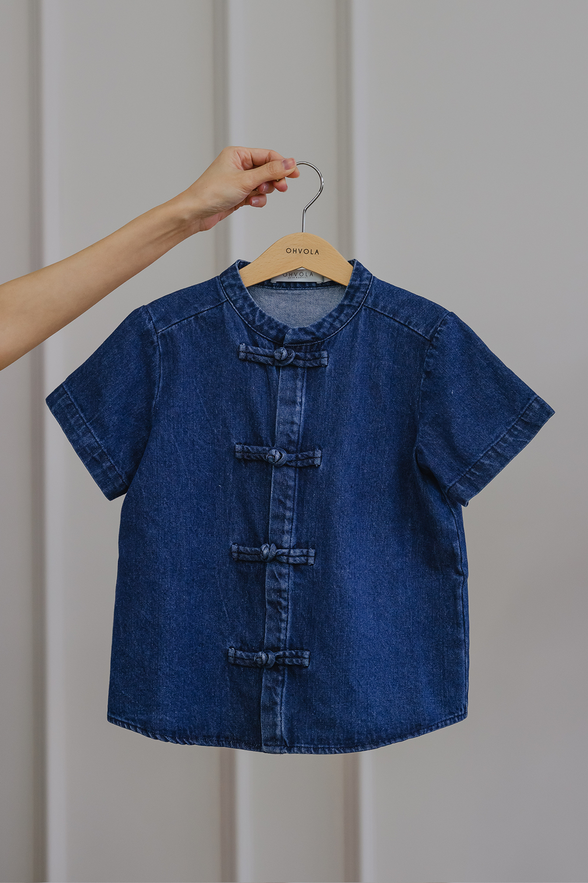 Preorder* Mini Denim Charm Shirt