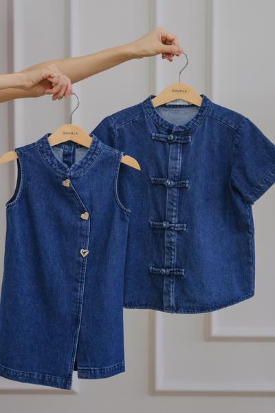 Preorder* Mini Denim Charm Shirt