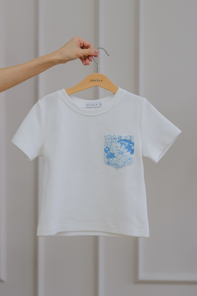 Mini Eternal Sunshine Pocket Tee (Porcelain)