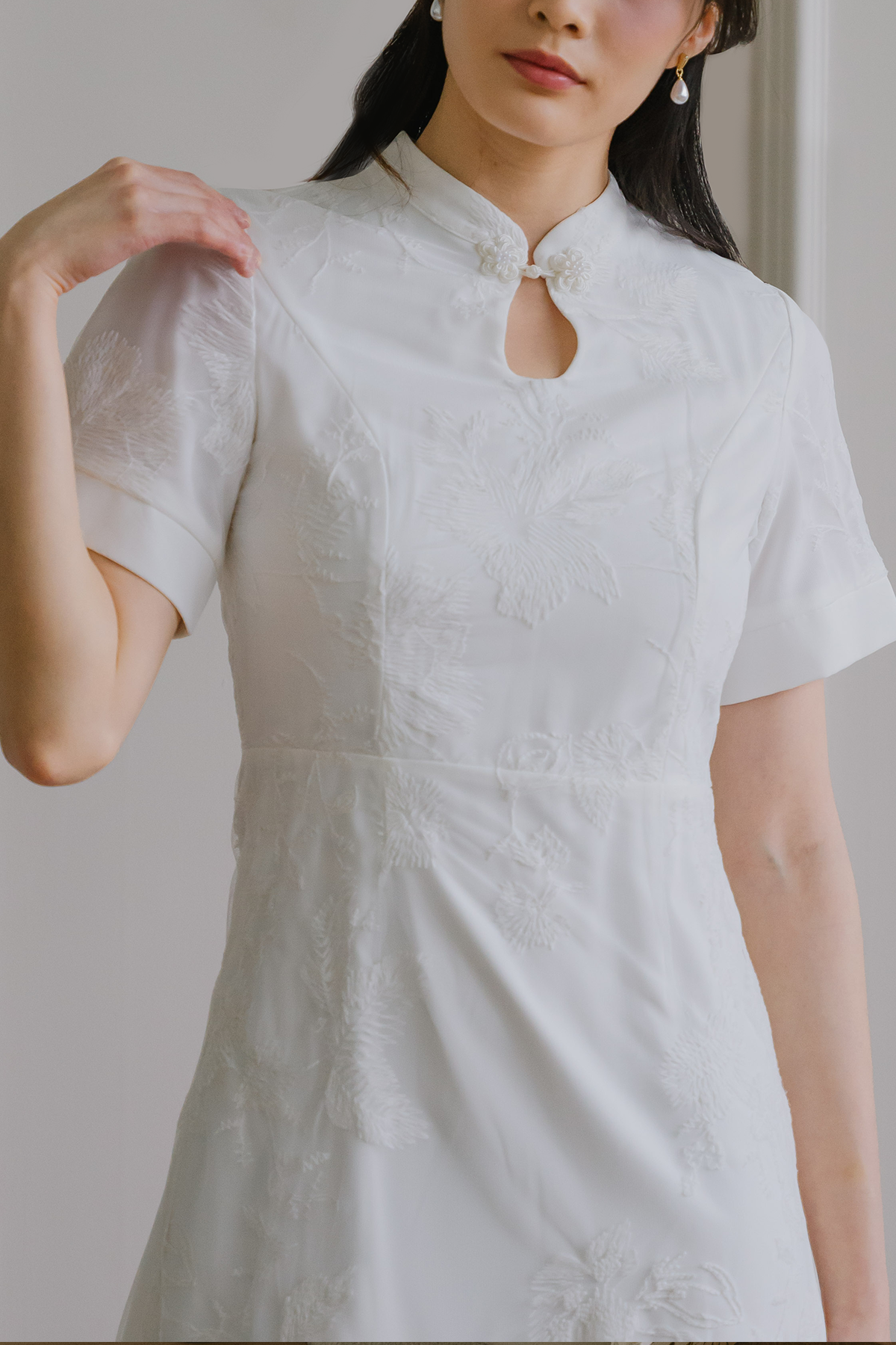 Ever After Mesh Dress (White) – Ohvola