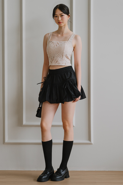 Cloudlet Pouf Skort (Black)